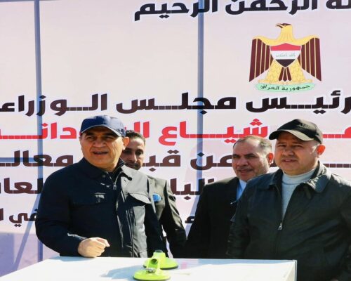 وزير الإعمار السيد بنكين ريكاني يفتتح مجسرات الجمهورية في محافظة الديوانية