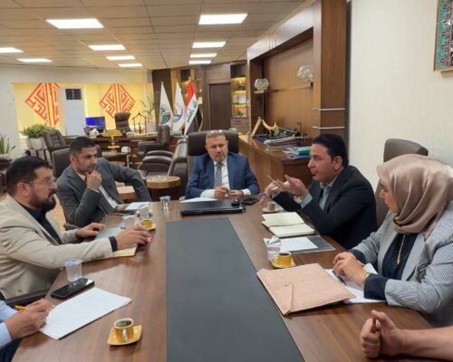 عقد اجتماع مشترك في مقر مديرية البلديات العامة برئاسة مدير عام البلديات