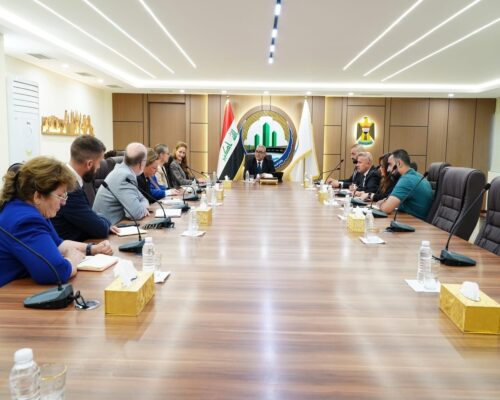 مدير عام البلديات العامة يشارك في اجتماع فريق التقييم من الوكالة الألمانية للتنمية الدولية GIZ