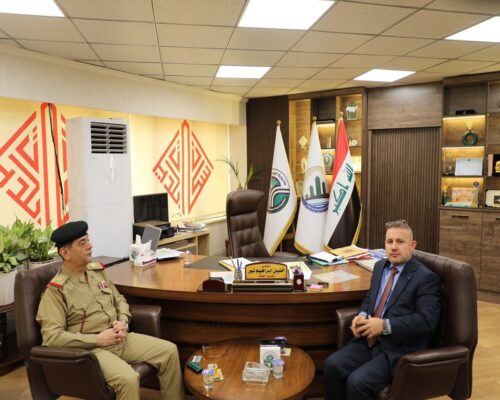 مدير عام البلديات العامة يلتقي مدير عام الاسكان العسكري في وزارة الدفاع