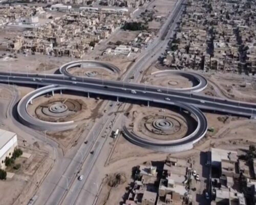 تقدم نسبة الانجاز لمشروع مجسر البتيرة في مدينة العمارة
