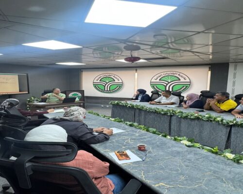مديرية البلديات العامة تنضم ورشة عمل مشتركة بعنوان ( برنامج الاشغال لتنفيذ التشجير المستدام )