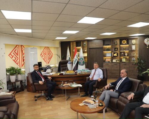 مدير عام البلديات العامة يستقبل محافظ النجف الاشرف