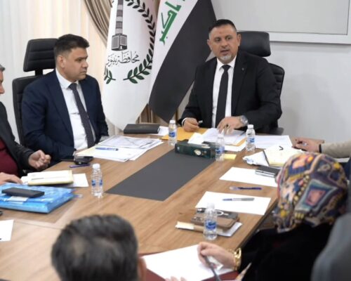 معاون مدير عام البلديات العامة يشارك في اجتماع لمعالجة ملف أراضي الجمعيات التعاونية