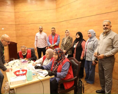 مديرية البلديات العامة تنظم حملة التبرع بالدم