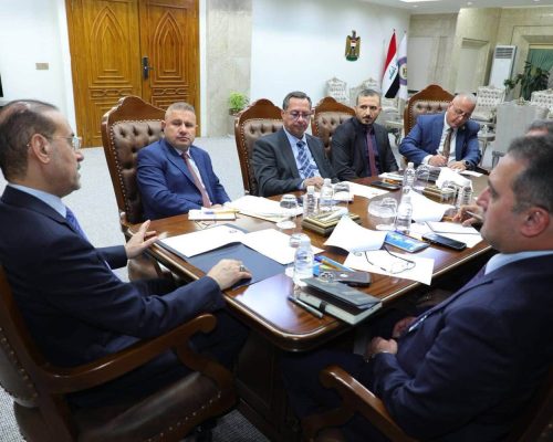 المدير عام  يشارك في اجتماع لبحث مشاريع البنى التحتية للمدن المشمولة بمبادرة  المليون قطعة أرض