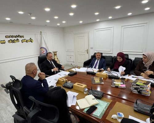 مدير عام البلديات العامة يشارك في الاجتماع الخاص بفض ومعالجة النزاعات بين دوائر الدوله